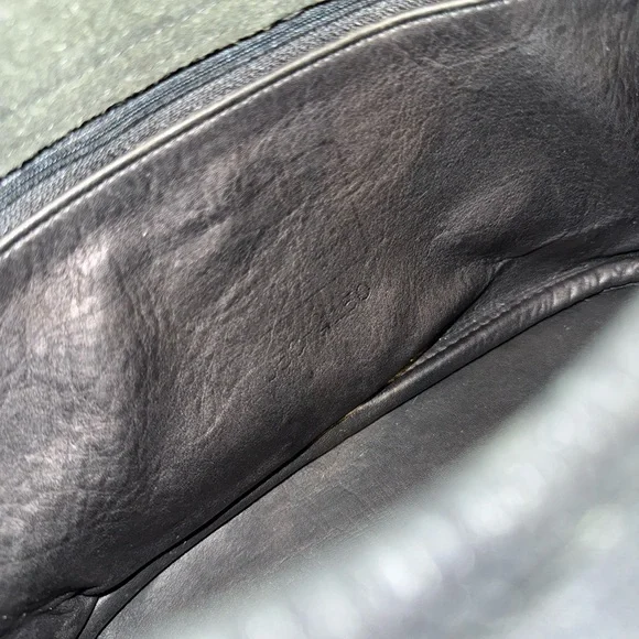 Coach Black Leather Crossbody Bag with Flap Closure - Picture 6 of 6